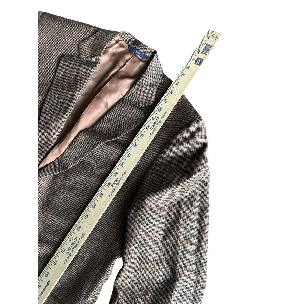 Brooks Brothers Sport Coat Mens 40S Brown 1818 Fitzgerald EThomas Wool Cashmere - Picture 10 of 13